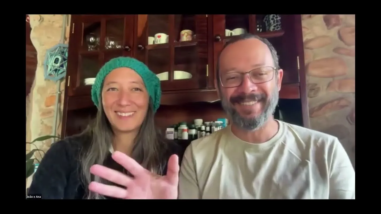 Ana e João, participantes do curso de Comunicação Não-Violenta